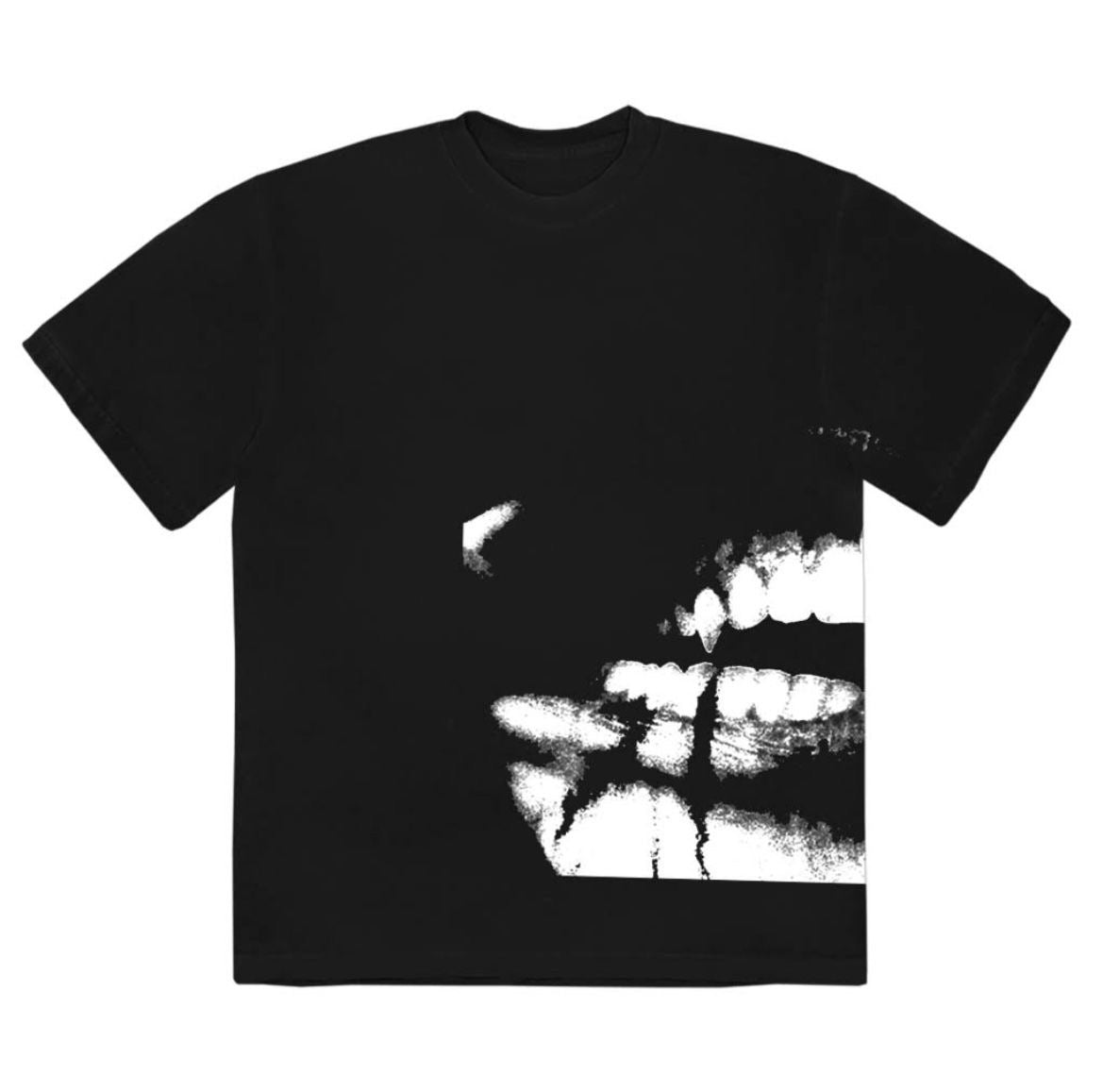 Monochrome lips and teeth